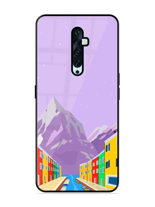 Venice City Illustration Glossy Metal Phone Cover for Oppo Reno 2F Zapvi