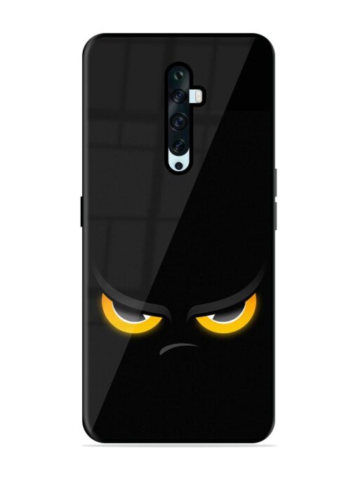 Scary Yellow Eye Glossy Metal TPU Phone Cover for Oppo Reno 2F Zapvi