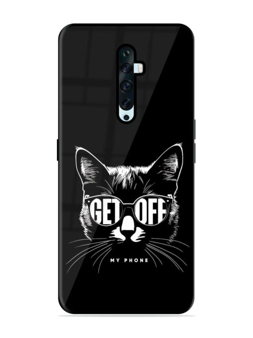 Get Off Glossy Metal TPU Phone Cover for Oppo Reno 2F Zapvi