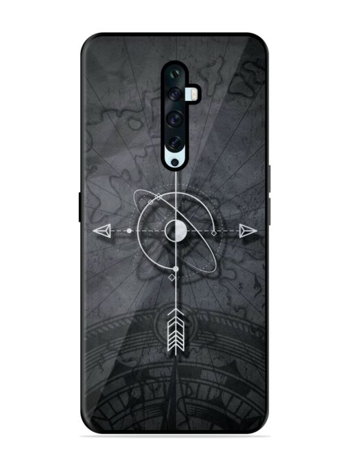 Lighting Cross Glossy Metal Phone Cover for Oppo Reno 2F Zapvi