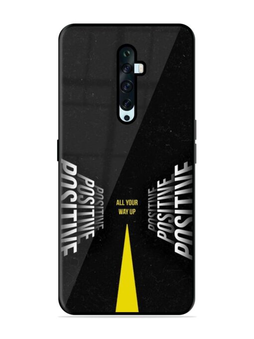 All Your Way Up Positive Glossy Metal Phone Cover for Oppo Reno 2F Zapvi