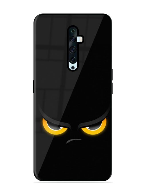 Cartoon Eye Glossy Metal Phone Cover for Oppo Reno 2F