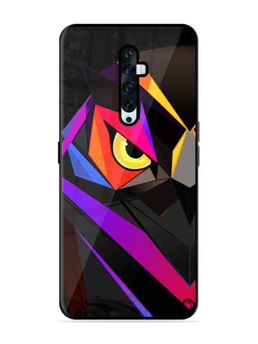 Wpap Owl Glossy Metal Phone Cover for Oppo Reno 2F Zapvi