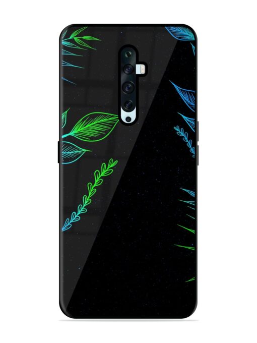 Aesthetic Neon Glossy Metal Phone Cover for Oppo Reno 2F Zapvi