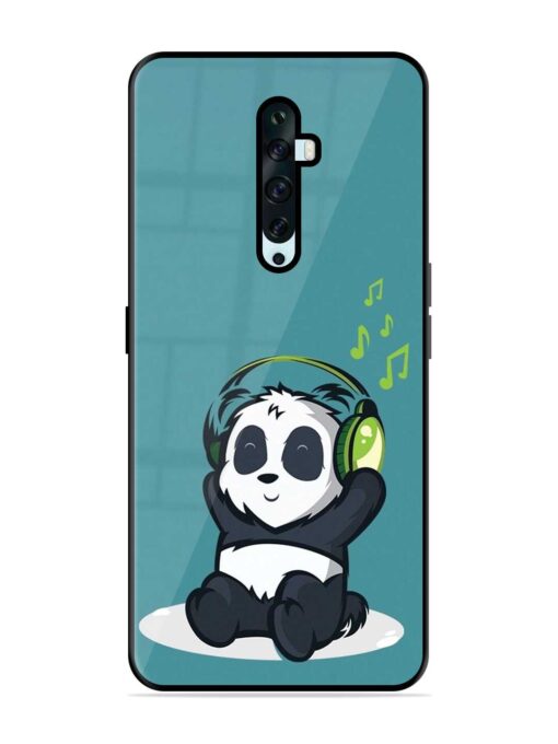 Music Panda Glossy Metal Phone Cover for Oppo Reno 2Z Zapvi