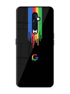 Google Logo Glossy Metal Phone Cover for Oppo Reno 2Z