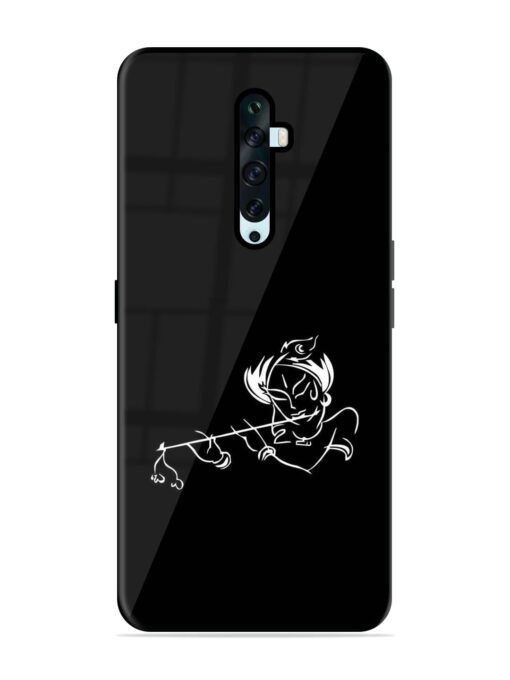 Krishna Flute Glossy Metal Phone Cover for Oppo Reno 2Z