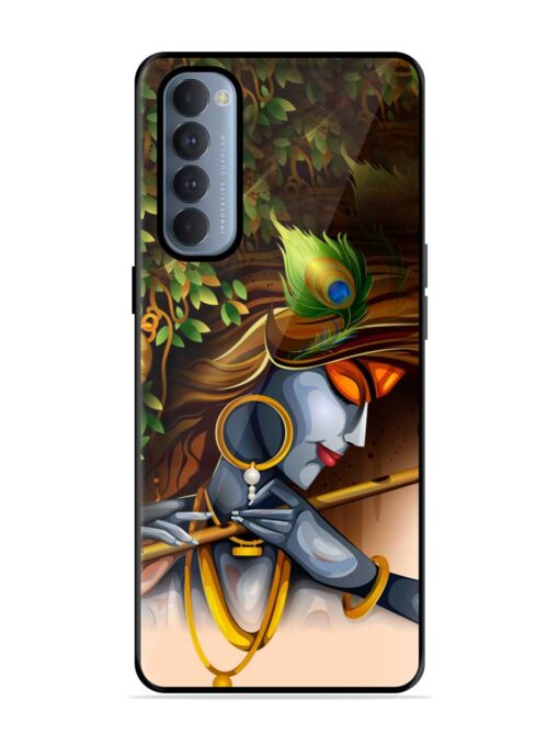 Krishna Glossy Metal Phone Cover for Oppo Reno 4 Pro Zapvi