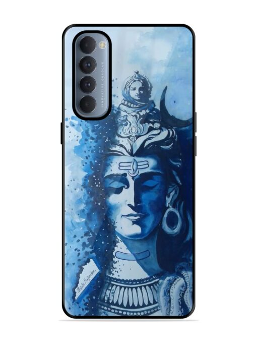 Shiv Art Glossy Metal Phone Cover for Oppo Reno 4 Pro