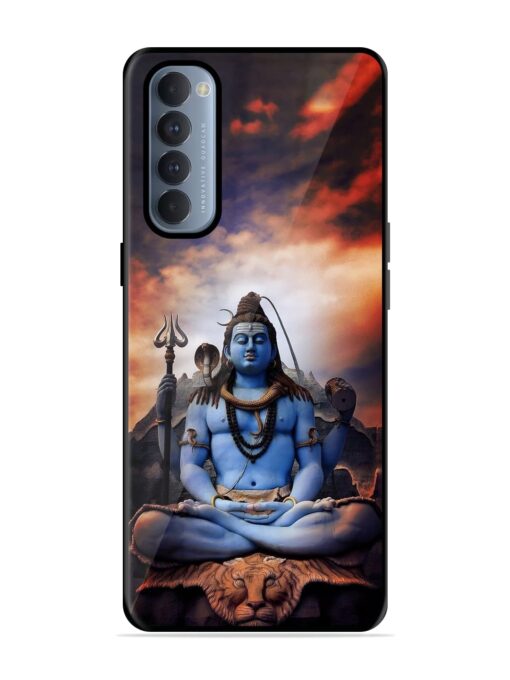 Jai Jai Shiv Glossy Metal Phone Cover for Oppo Reno 4 Pro Zapvi