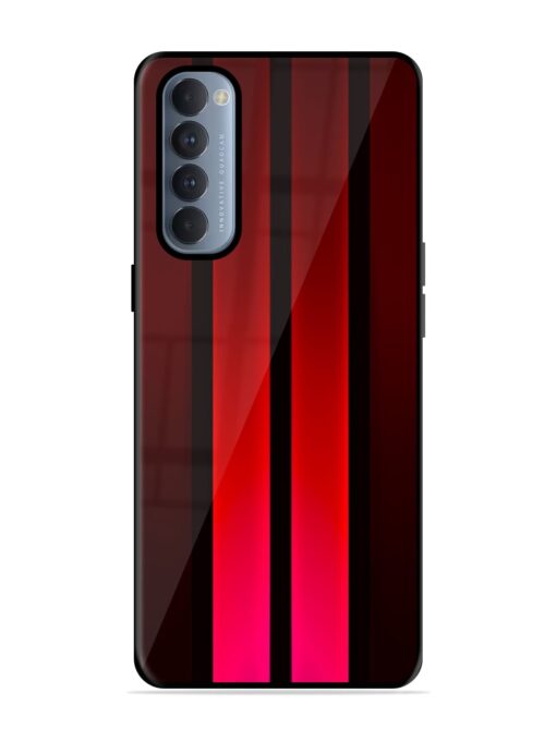 Netlix Ribbons Glossy Metal Phone Cover for Oppo Reno 4 Pro