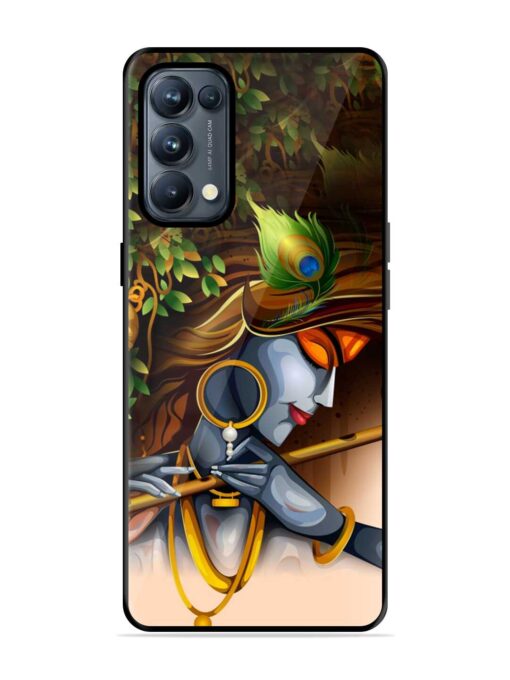 Krishna Glossy Metal Phone Cover for Oppo Reno 5 Pro (5G) Zapvi