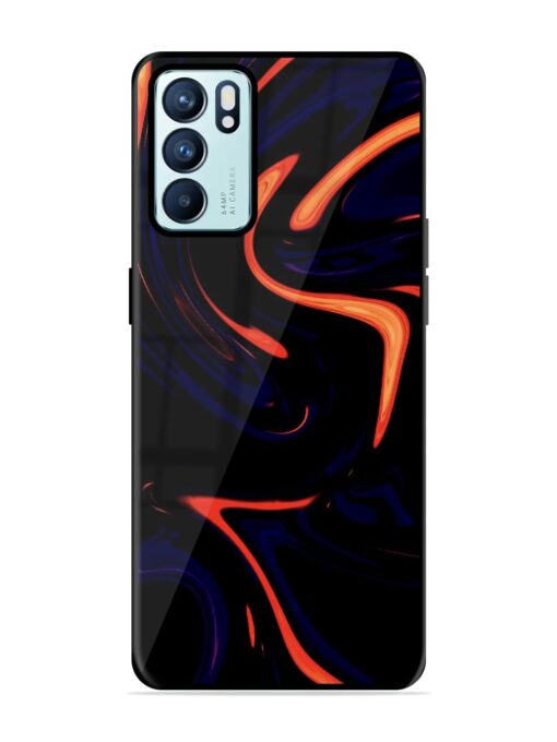 Super Amoled Glossy Metal Phone Cover for Oppo Reno 6 (5G)