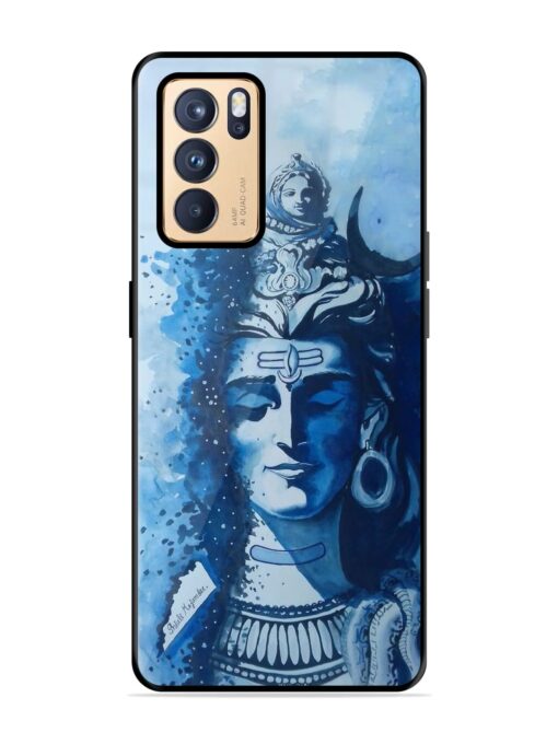 Shiv Art Glossy Metal Phone Cover for Oppo Reno 6 Pro (5G) Zapvi