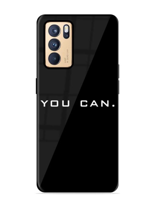 You Can Glossy Metal Phone Cover for Oppo Reno 6 Pro (5G)