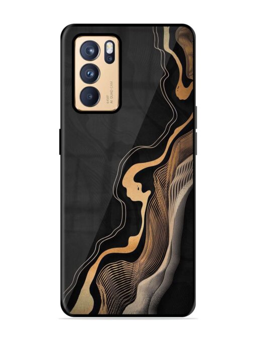 Abstract Art Glossy Metal TPU Phone Cover for Oppo Reno 6 Pro (5G) Zapvi