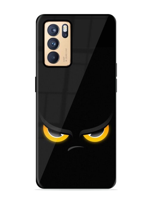 Scary Yellow Eye Glossy Metal TPU Phone Cover for Oppo Reno 6 Pro (5G) Zapvi