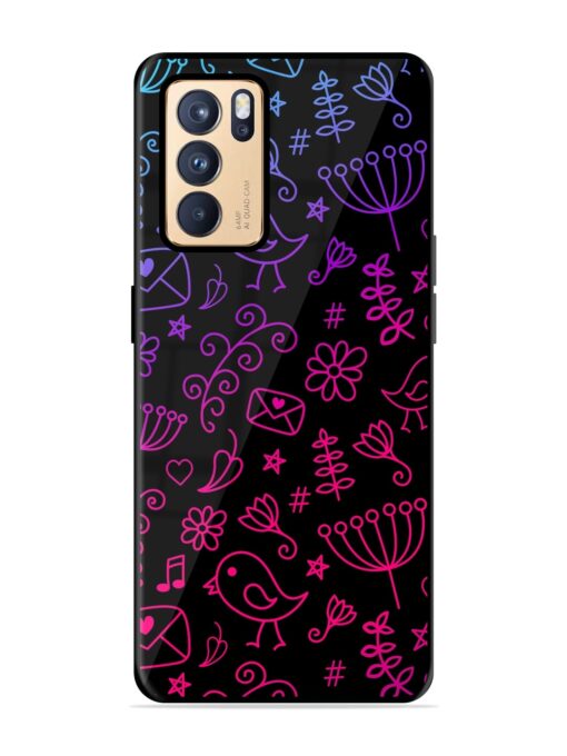 Cool Girly Glossy Metal Phone Cover for Oppo Reno 6 Pro (5G) Zapvi