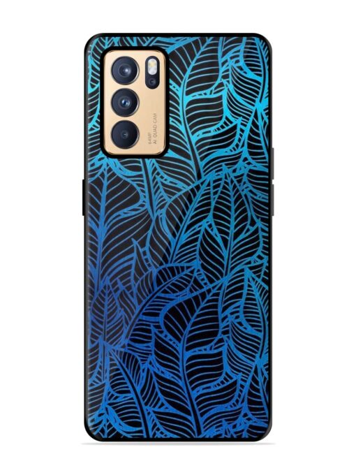 Decorative Topical Glossy Metal Phone Cover for Oppo Reno 6 Pro (5G) Zapvi