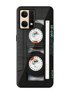 Sony Hf-S90 Cassette Glossy Metal Phone Cover for Oppo Reno 7 (4G)
