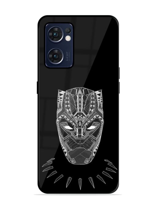 Fictional Art Glossy Metal Phone Cover for Oppo Reno 7 (5G) Zapvi