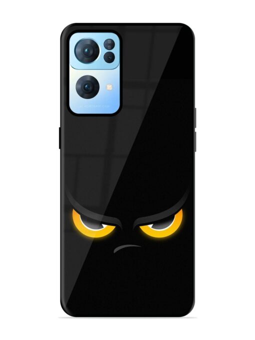 Scary Yellow Eye Glossy Metal TPU Phone Cover for Oppo Reno 7 Pro (5G) Zapvi