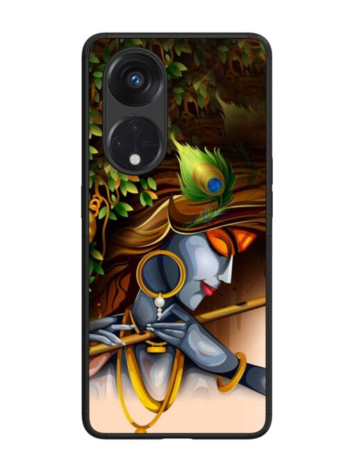 Krishna Glossy Metal Phone Cover for Oppo Reno 8T (5G) Zapvi