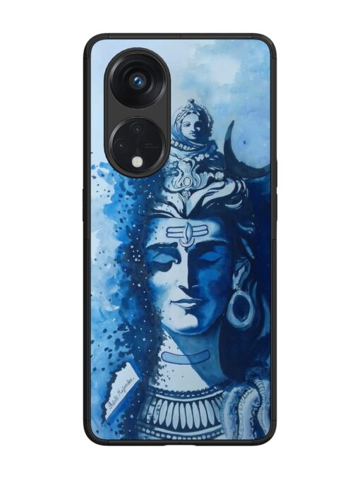 Shiv Art Glossy Metal Phone Cover for Oppo Reno 8T (5G) Zapvi