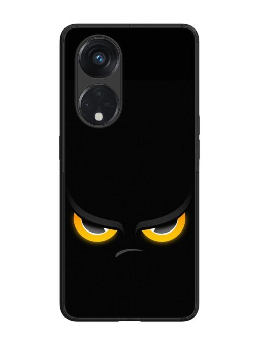 Scary Yellow Eye Glossy Metal TPU Phone Cover for Oppo Reno 8T (5G) Zapvi