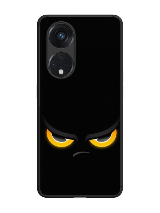 Cartoon Eye Glossy Metal Phone Cover for Oppo Reno 8T (5G) Zapvi