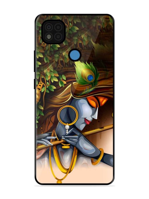 Krishna Glossy Metal Phone Cover for Poco C31 Zapvi