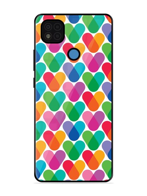 Overlapping Colors Colorful Glossy Metal TPU Phone Cover for Poco C31