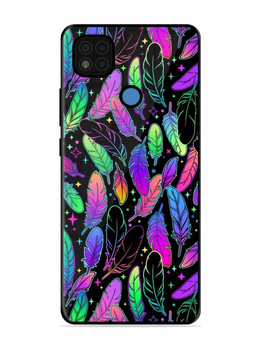 Bright Multi Colored Seamless Glossy Metal Phone Cover for Poco C31 Zapvi