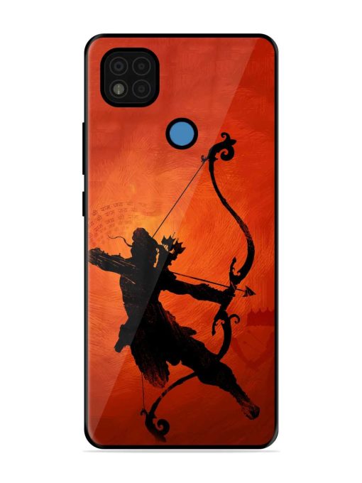 Illustration Lord Rama Glossy Metal Phone Cover for Poco C31 Zapvi