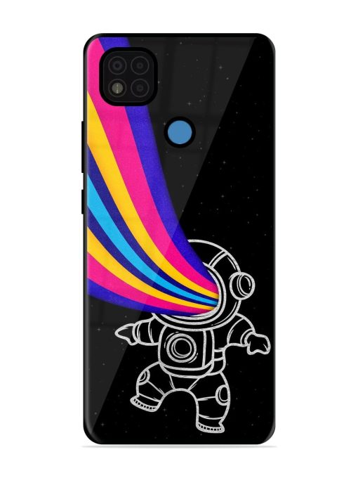 Astronaut Glossy Metal TPU Phone Cover for Poco C31 Zapvi