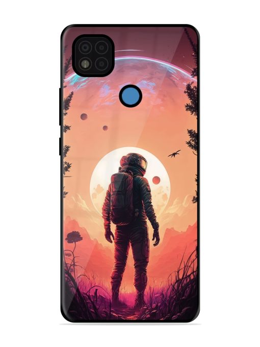 Red Sky At Morning Glossy Metal Phone Cover for Poco C31