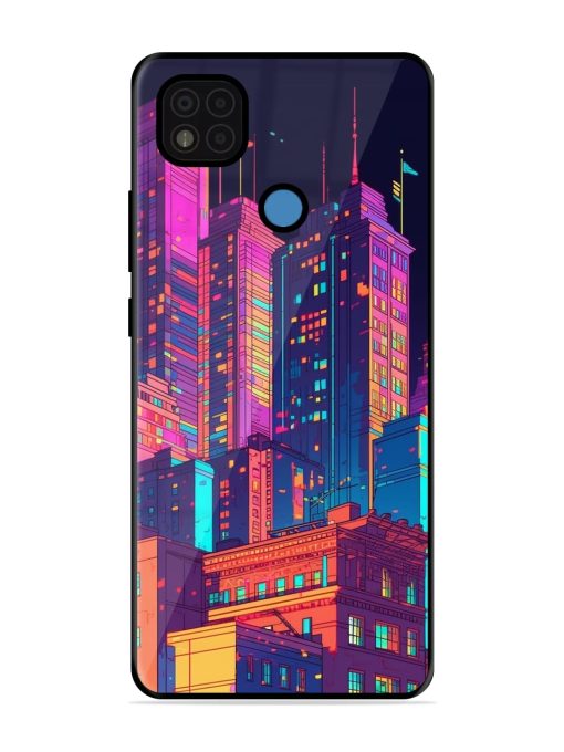 City View Glossy Metal Phone Cover for Poco C31 Zapvi