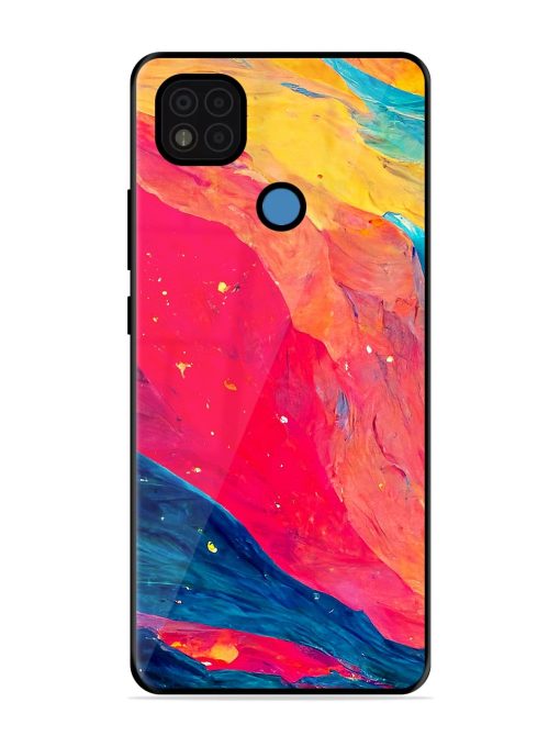 Starry Night Glossy Metal Phone Cover for Poco C31 Zapvi