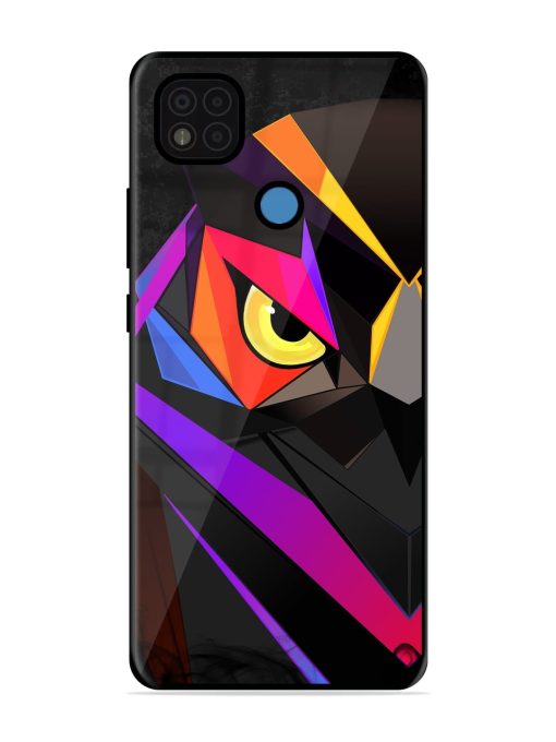 Wpap Owl Glossy Metal Phone Cover for Poco C31 Zapvi