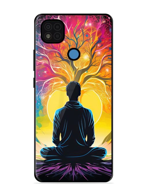 Mind Colourful Glossy Metal Phone Cover for Poco C31 Zapvi