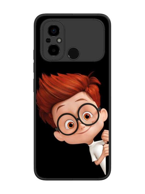 Smart Boy Cartoon Glossy Metal Phone Cover for Poco C55 Zapvi