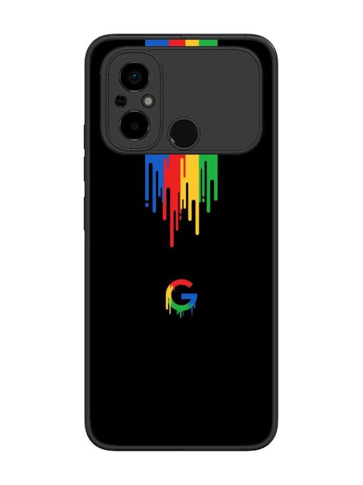 Google Logo Glossy Metal Phone Cover for Poco C55