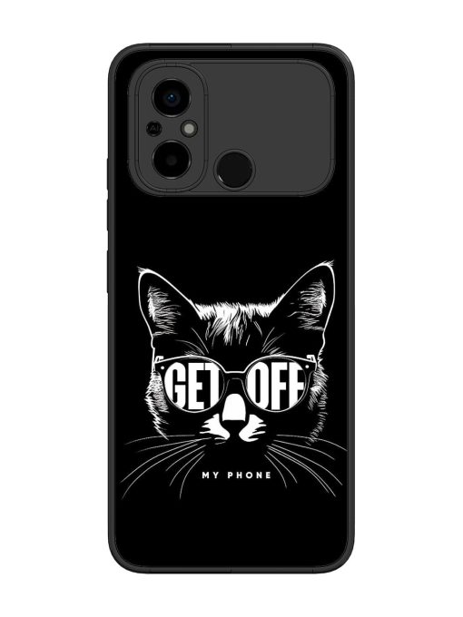 Get Off Glossy Metal TPU Phone Cover for Poco C55 Zapvi