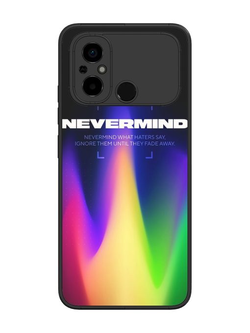 Nevermind Glossy Metal Phone Cover for Poco C55 Zapvi