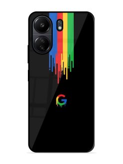 Google Logo Glossy Metal Phone Cover for Poco C65