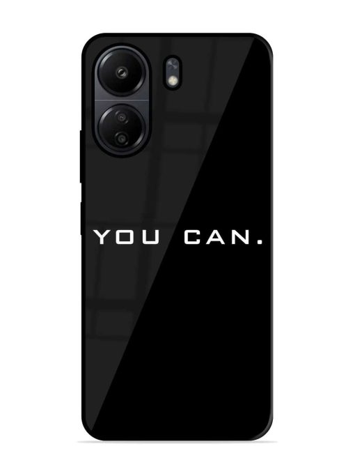 You Can Glossy Metal Phone Cover for Poco C65