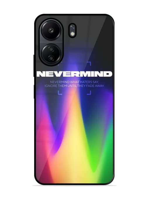 Nevermind Glossy Metal Phone Cover for Poco C65 Zapvi