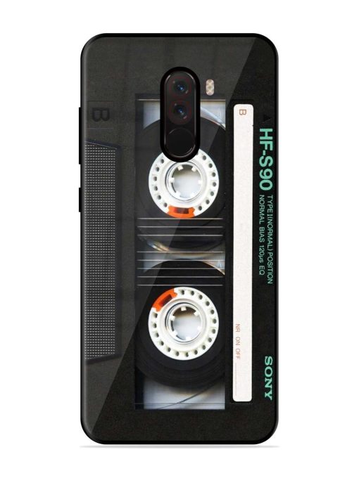 Sony Hf-S90 Cassette Glossy Metal Phone Cover for Poco F1 Zapvi