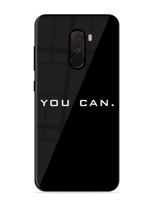 You Can Glossy Metal Phone Cover for Poco F1