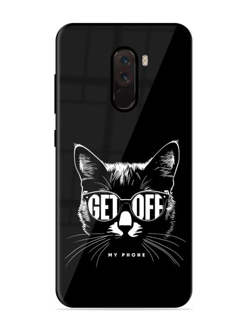 Get Off Glossy Metal TPU Phone Cover for Poco F1 Zapvi